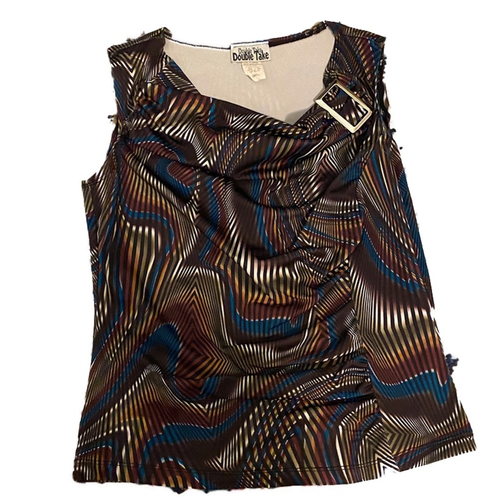 Funky swirl tank